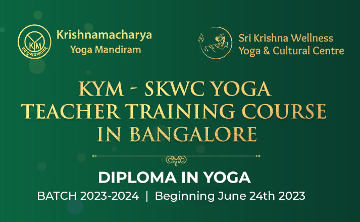 Yoga Teacher Training Programme With Sri Krishna Wellness, Yoga and Cultural Centre, Malleshwaram, Bengaluru (2023-24)