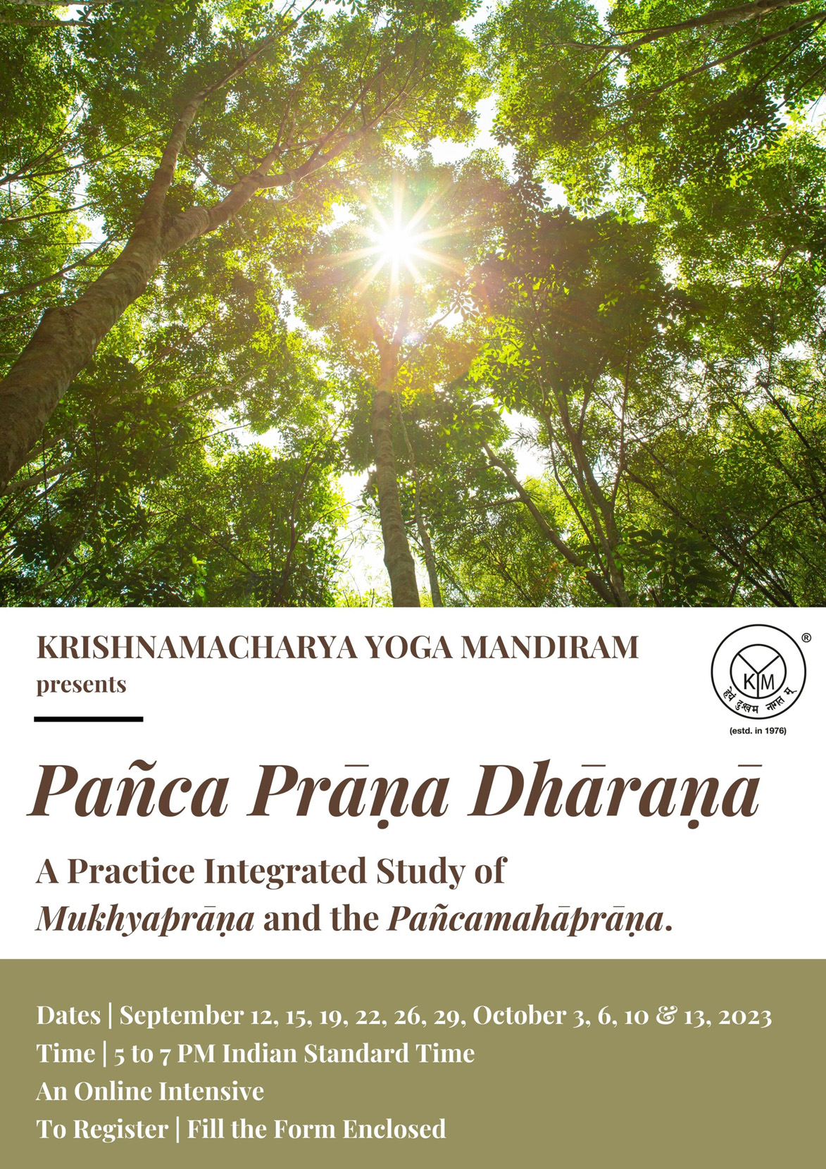 Pañca Prāṇa Dhāraṇā  | A Practice Integrated Study of Mukhyaprāṇa and the Pañcamahāprāṇa